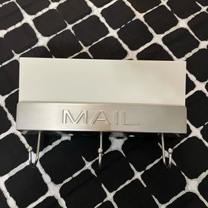 Hanging Entryway Mailbox & Coat Hanger